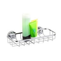WENKO Bovino Power-Loc Universalablage 17795100,  Glänzend/ Chrom