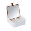 WENKO Bovisa Organizer,  mit Deckel 24098100,  Maße (B x H x T): 14 x 5, 5 x 14 cm,  weiß
