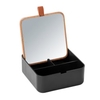 WENKO Bovisa Organizer,  mit Deckel 24099100,  Maße (B x H x T): 14 x 5, 5 x 14 cm,  schwarz
