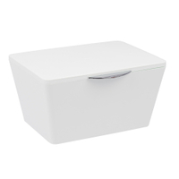 WENKO Brasil Aufbewahrungsbox mit Deckel 22597100,  Farbe: weiß
