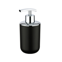 WENKO Brasil Seifenspender 21209100,  Farbe: schwarz