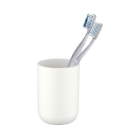 WENKO Brasil Zahnputzbecher 21203100,  Farbe: weiß