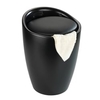 WENKO Candy Hocker,  20 Liter 24229100,  Farbe: schwarz / mattiert