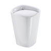 WENKO Candy Hocker mit abnehmbarem Wäschesack,  eckig 21988100,  Farbe: weiß