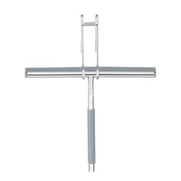 WENKO Cave Badezimmerwischer / Abzieher 21305100,  Breite: 26 cm,  Edelstahl glänzend