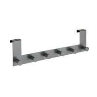 WENKO Celano Türgarderobe 23723100,  Maße (B x H x T): 39 x 11 x 7, 5 cm,  grau