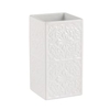 WENKO Cordoba Zahnputzbecher,  weiß 22649100,  Maße: 6, 5 x 12 x 6, 5 cm,  Farbe: weiß