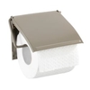 WENKO Cover Toilettenpapierhalter 23732100,  Maße (B x H x T): 13, 5 x 12 x 2, 5 cm,  taupe