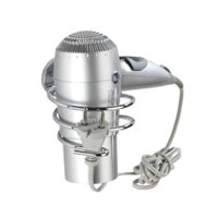 WENKO Cuba Haartrocknerhalter 22177100,  Farbe: silber / glänzend