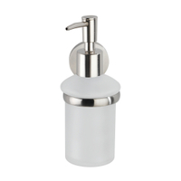WENKO Cuba Seifenspender 24261100,  Farbe: silber / mattiert