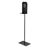 WENKO Desinfektions-Ständer,  Halterung mit Standfuß,  groß 24614100,  Maße (B x H x T): 40 x 150 x 27 cm