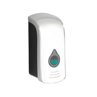 WENKO Desinfektionsmittelspender Ranera L,  740 ml 24584100,  Farbe: chrom