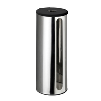 WENKO Detroit Turbo-Loc Wand-Ersatzrollenhalter 23356100,  Metall/ Edelstahl