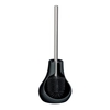 WENKO Drop neo Keramik WC-Garnitur 23362100,  Farbe: schwarz