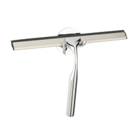 WENKO Duschabzieher Terni Plus,  mit Turbo-Loc Wandbefestigung 24570100,  Wischbreite: 24, 5 cm