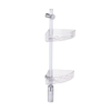 WENKO Duscheckregal mit LED-Bewegungsmelder und Ablagen 24689100,  Maße (L): 74 cm