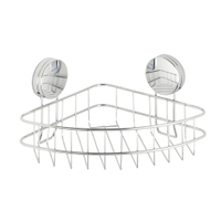 WENKO Eckablage Osimo,  Static-Loc Plus 24862100,  Maße (B x H x T): 26, 5 x 13, 5 x 19 cm