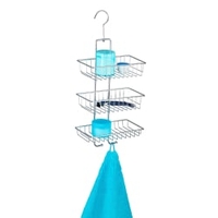 WENKO Exclusiv Duschcaddy Nivala 3 Ablagen 15888100,  Maße (B x H x T): 22 x 50 x 13, 5 cm