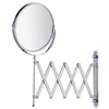 WENKO Exclusiv Teleskop Kosmetik-Wandspiegel 15165100,  Farbe: silber