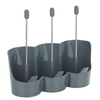 WENKO Flaschenhalter Filia,  platzsparend 54769100,  1 Flaschenhalter,  Farbe: grau