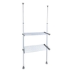 WENKO Gaderobe Herkules Twin,  verstellbar 50612100,  1 Ordnungssystem,  Farbe: weiß