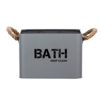 WENKO Gara Badbox 23702100,  Maße (B x H x T): 19 x 12, 5 x 13 cm,  grau