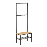 WENKO Garderobe Geo,  mit Sitzfläche,  59 x 165 x 30 cm 50766800,  1 Stück