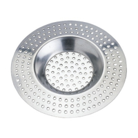 WENKO Haarfangsieb 3902020100,  1 Packung = 2 Stück,  Rostfreies Edelstahl