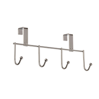 WENKO Hakenleiste mit 4 Haken 2347100,  Maße: 24 x 10 x 6 cm