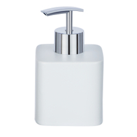 WENKO Hexa Seifenspender,  290 ml 23234100,  Farbe: Weiß