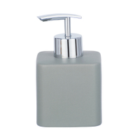 WENKO Hexa Seifenspender,  290 ml 23238100,  Farbe: Grau