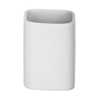WENKO Hexa Zahnputzbecher 23233100,  Farbe: Weiß