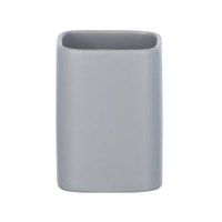 WENKO Hexa Zahnputzbecher 23237100,  Farbe: Grau