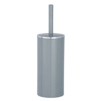 WENKO Inca WC-Garnitur 22561100,  Maße: Ø 10, 5 x 34 cm,  Farbe: grau
