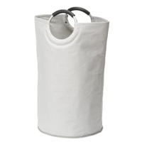 WENKO Jumbo Stone Wäschesammler,  Multifunktionstasche,  69 Liter 3440001100,  Maße: 38 x 64 x 55 cm,  Farbe: grau