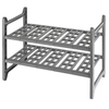 WENKO Küchen-Unterschrankregal Flexi,  ausziehbar 2768010100,  1 Regal,  Farbe: grau