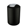 WENKO Kosmetikeimer Brasil,  6, 5 Liter 21212100,  Farbe: schwarz