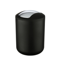 WENKO Kosmetikeimer Brasil S,  2 Liter 21211100,  Farbe: schwarz