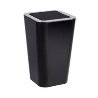 WENKO Kosmetikeimer Candy,  6 Liter 22474100,  Farbe: schwarz