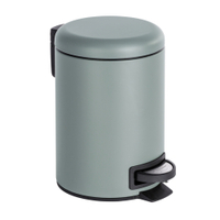 WENKO Kosmetikeimer Leman,  3 Liter 22148100,  Farbe: Grau