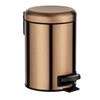 WENKO Kosmetikeimer Leman,  3 Liter 24036100,  Farbe: metallic-kupfer