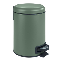 WENKO Kosmetikeimer Leman,  3 Liter 24636100,  Farbe: dunkelgrün
