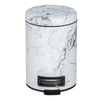 WENKO Kosmetikeimer Onyx,  3 Liter 23554100,  Farbe: Marmor-Optik