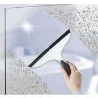 WENKO Loano Duschabzieher,  mit Haken 20177100,  Farbe: Lichtblau