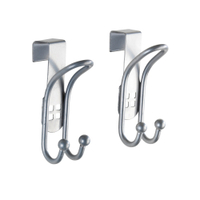 WENKO Lochdesign Türhaken 22697100,  1 Set = 2 Stück