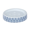 WENKO Lorca Seifenablage,  Keramik 23206100,  Maße: Ø 11 x 2, 5 cm (B/T x H)