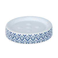 WENKO Lorca Seifenablage,  Keramik 23206100,  Maße: Ø 11 x 2, 5 cm (B/T x H)