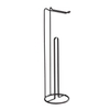 WENKO Lugano 2in1 Stand Toilettenpapierhalter 23712100,  Maße (Ø x H): 15, 5 x 54 cm