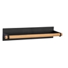 WENKO Magna Küchenrollenhalter 69984800,  Farbe: schwarz