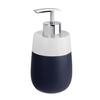WENKO Malta Seifenspender,  290 ml 22535100,  Farbe: blau / weiß